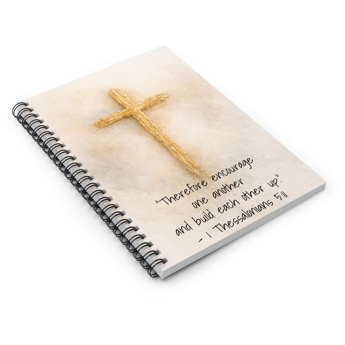 Inspirational Spiral Notebook - Encouragement Quotes, Journal for Students, Motivational Gift, Stationery for Self-Care, Christian Notebook