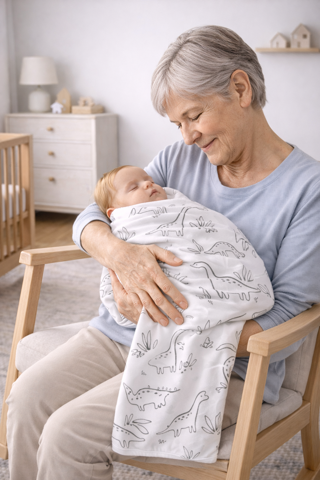 Dinosaur Baby Swaddle