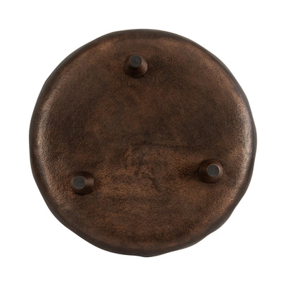 Alessia Decorative Footed Serving Tray | Antique Bronze