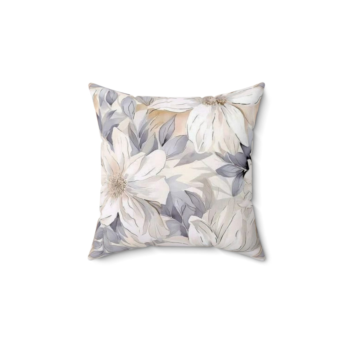 floral square pillow
