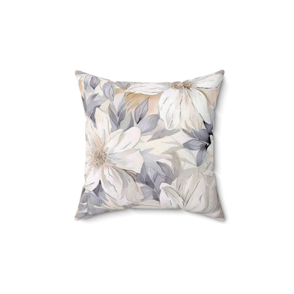 floral square pillow