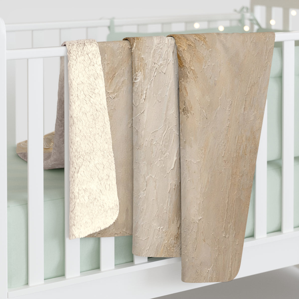 Angel Wings Sherpa Blanket – Soft Cozy Fleece Throw