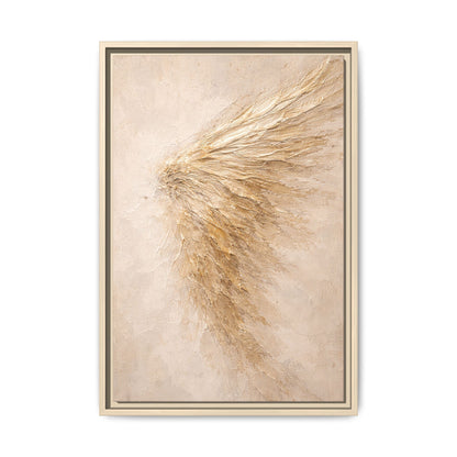 Abstract Angel Wing Framed Canvas Wall Art