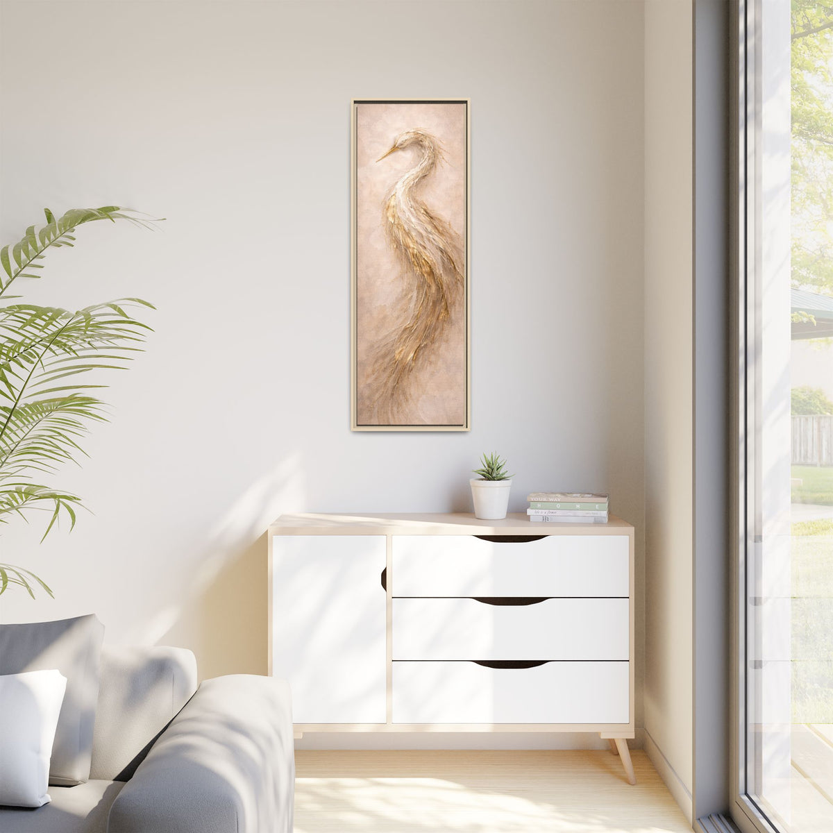 Southern Heirloom Heron Diptych Wall Art