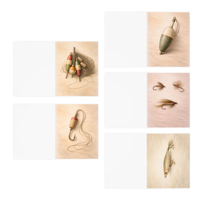 Fishing Lures Greeting Cards (5-Pack)