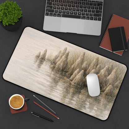 Serene Cypress Knees Desk Mat