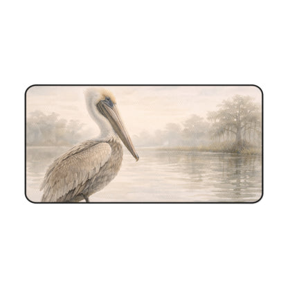 Pelican Morning Desk Mat – Calming Coastal Mouse Pad