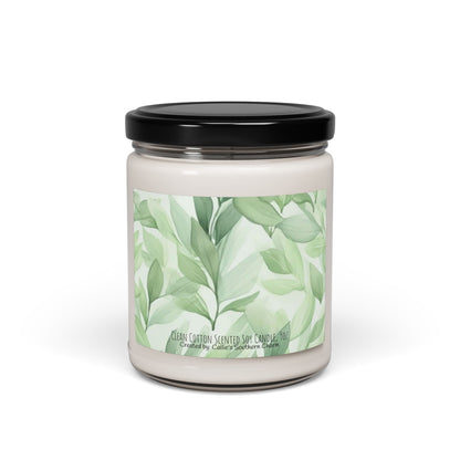 Soy Candle — Fresh Green Leaf Scented 9oz Jar