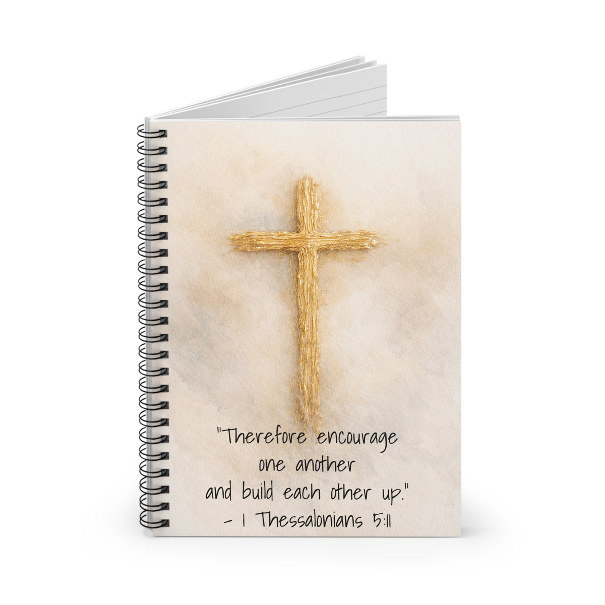 Inspirational Spiral Notebook - Encouragement Quotes, Journal for Students, Motivational Gift, Stationery for Self-Care, Christian Notebook
