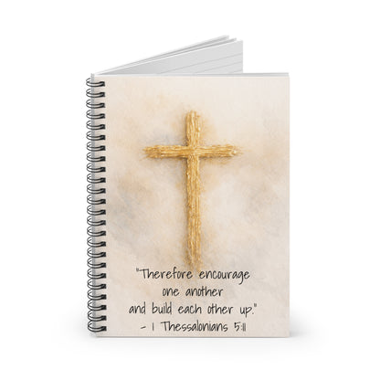Inspirational Spiral Notebook - Encouragement Quotes, Journal for Students, Motivational Gift, Stationery for Self-Care, Christian Notebook