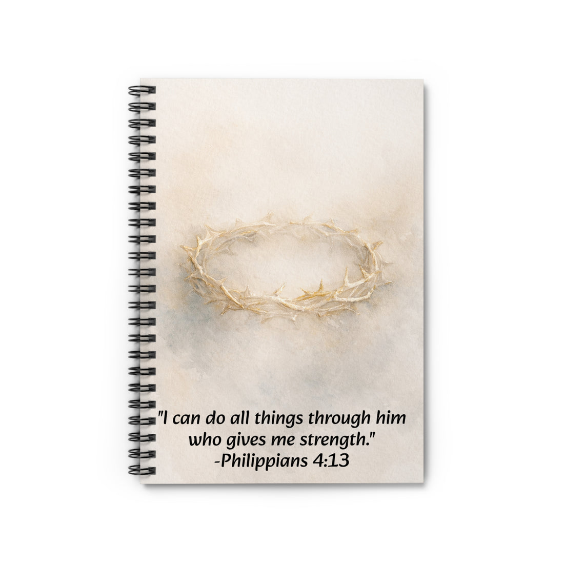 Philippians 413 Christian Scripture Notebook – Inspirational Journal