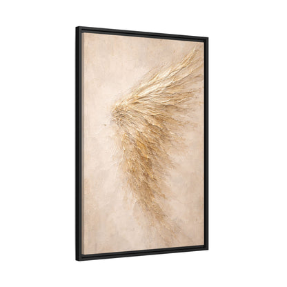 Abstract Angel Wing Framed Canvas Wall Art