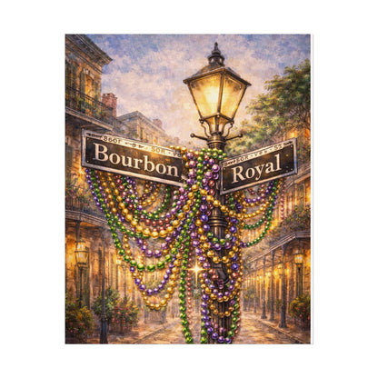 Bourbon Street Mardi Gras Artwork