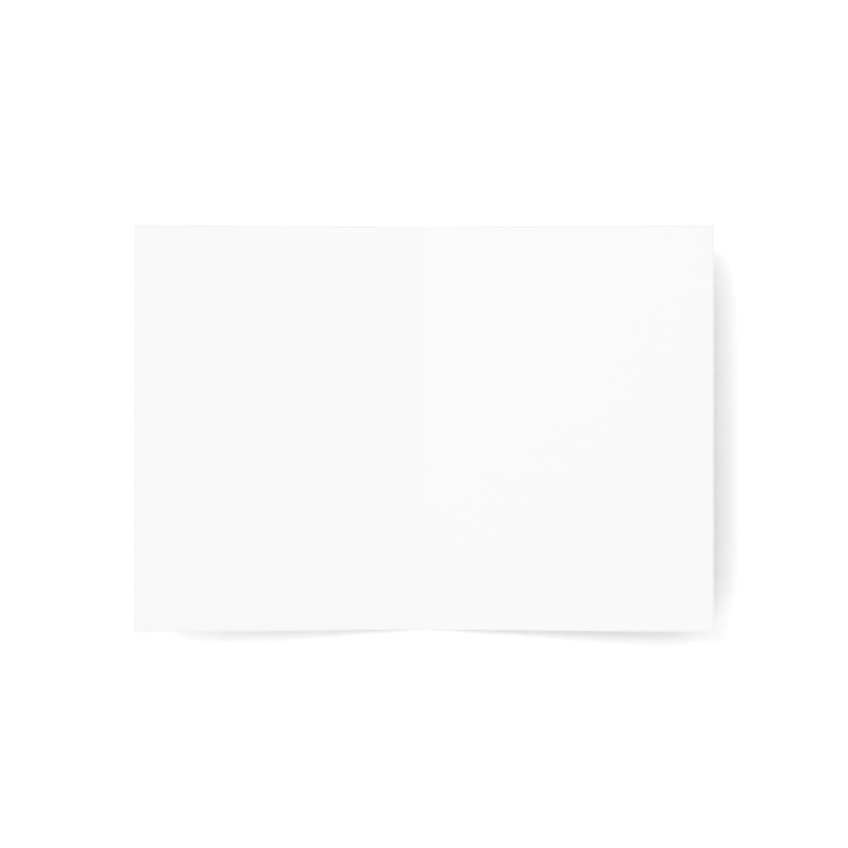 Minimal Brushstroke Christmas Tree Greeting Card — "Happy Holidays" (Multipack)