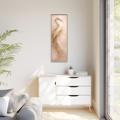 Southern Heirloom Heron Canvas Wall Art
