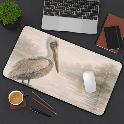 Pelican Morning Desk Mat – Calming Coastal Mouse Pad