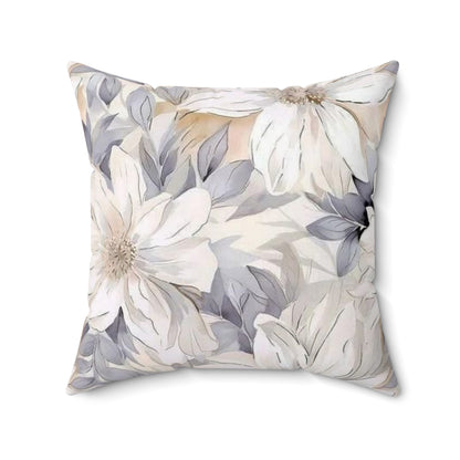 floral square pillow
