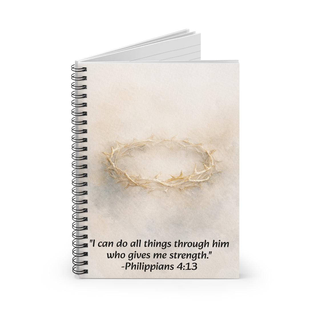 Philippians 413 Christian Scripture Notebook – Inspirational Journal