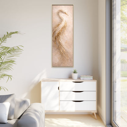 Southern Heirloom Heron Canvas Wall Art