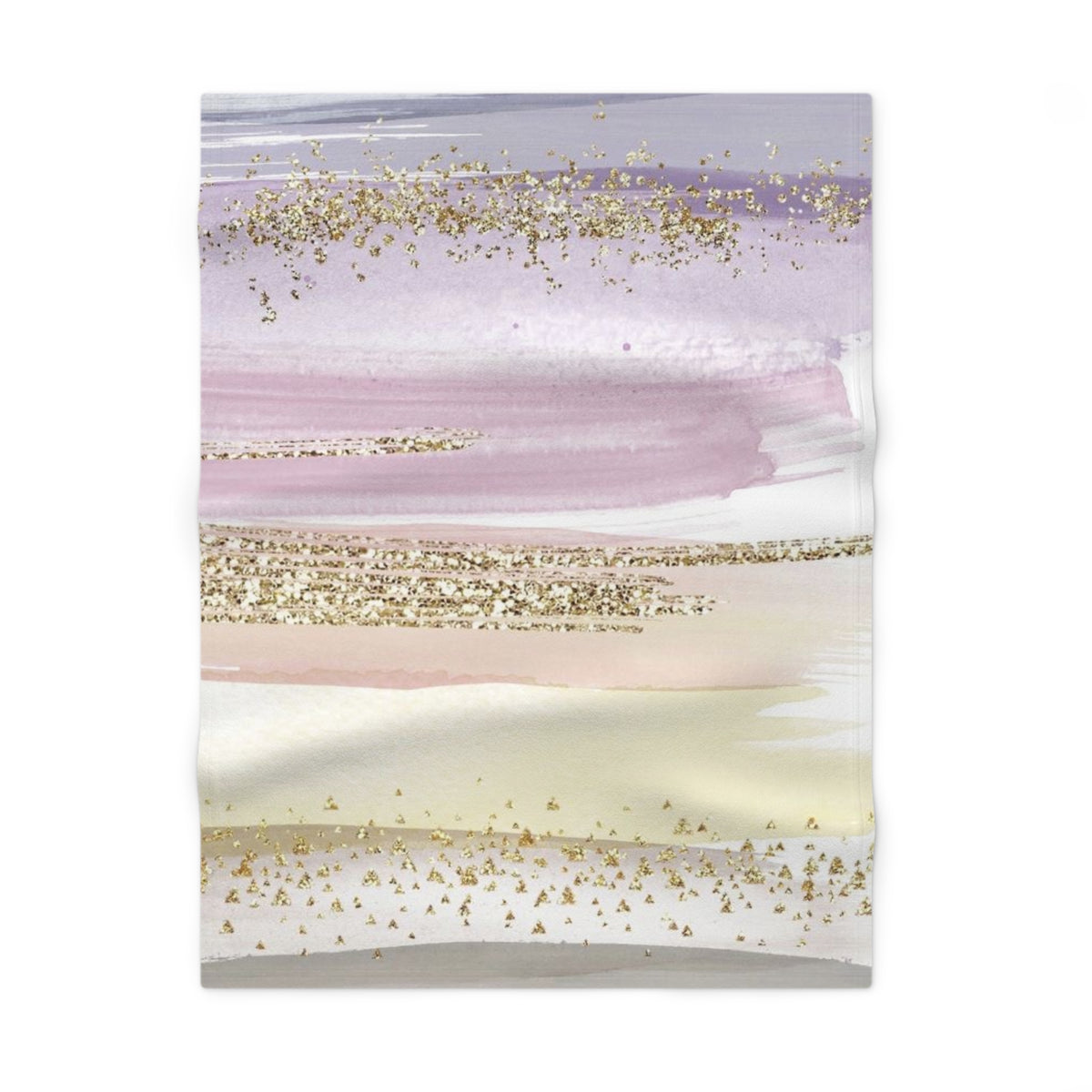 Meadow Ribbons Baby Fleece Blanket – Pastel Nursery Throw