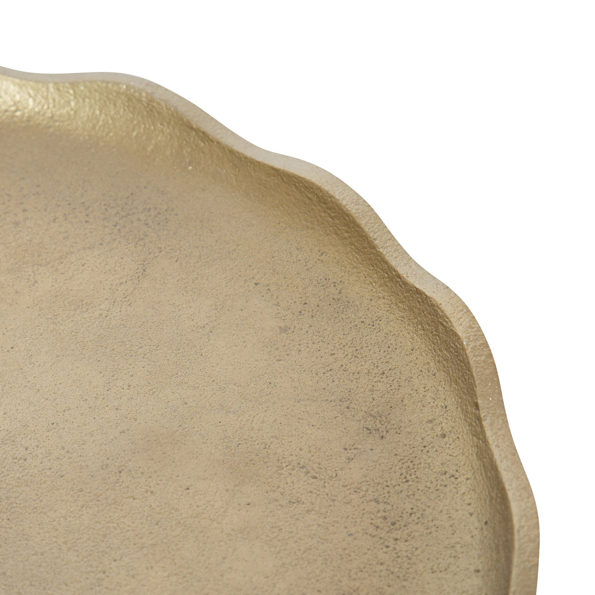 Alessia Decorative Footed Serving Tray | Antique Bronze