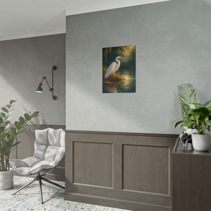 Southern Bayou Egret Wall Art