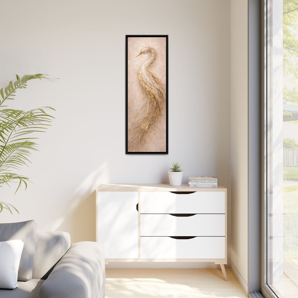 Southern Heirloom Heron Diptych Wall Art