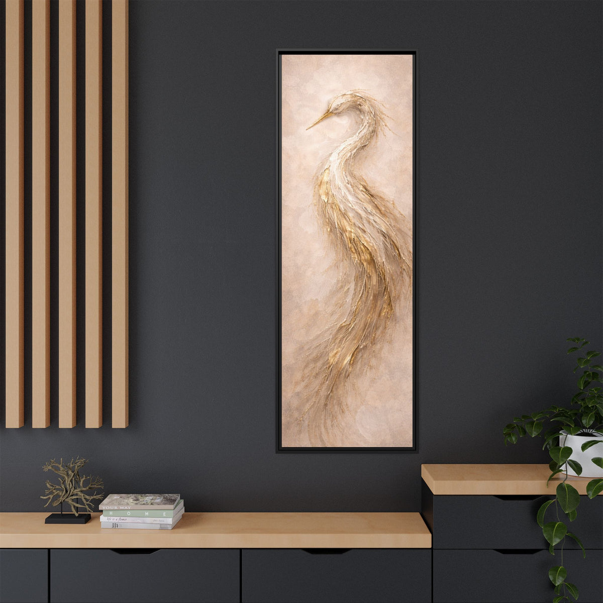 Southern Heirloom Heron Diptych Wall Art
