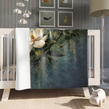 Southern Estate Magnolia Throw Blanket