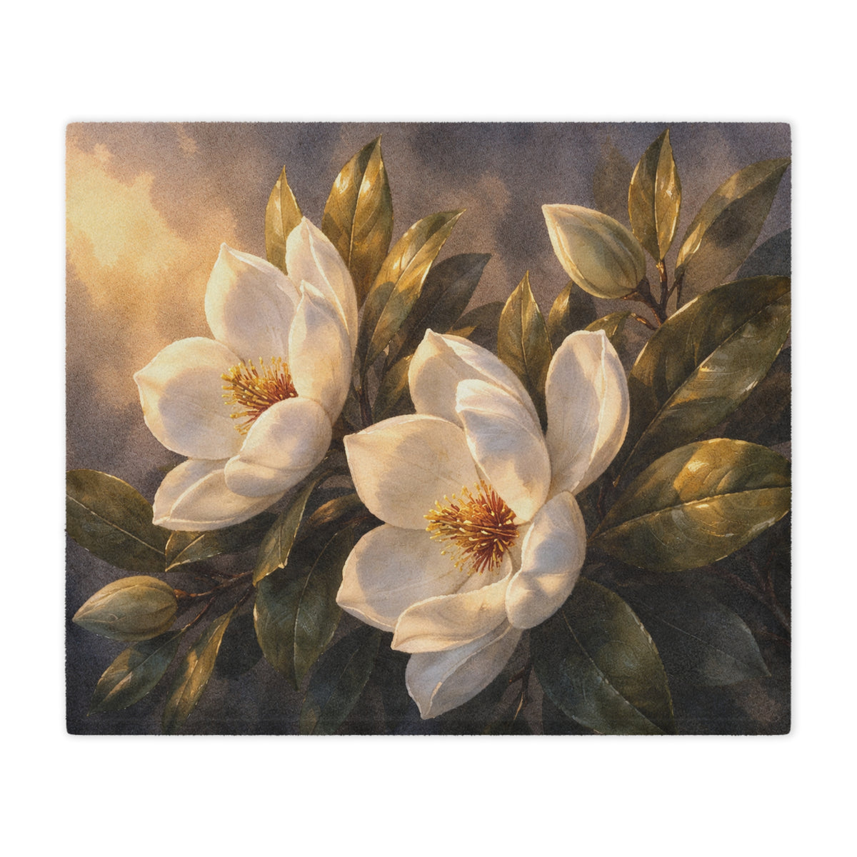 Magnolia Blossom Minky Blanket