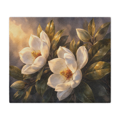 Magnolia Blossom Minky Blanket