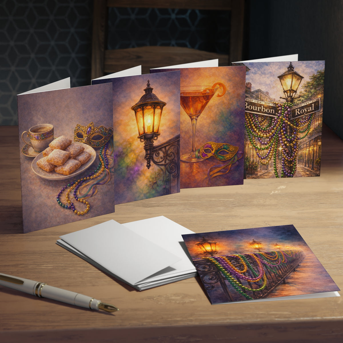 Mardi Gras greeting cards