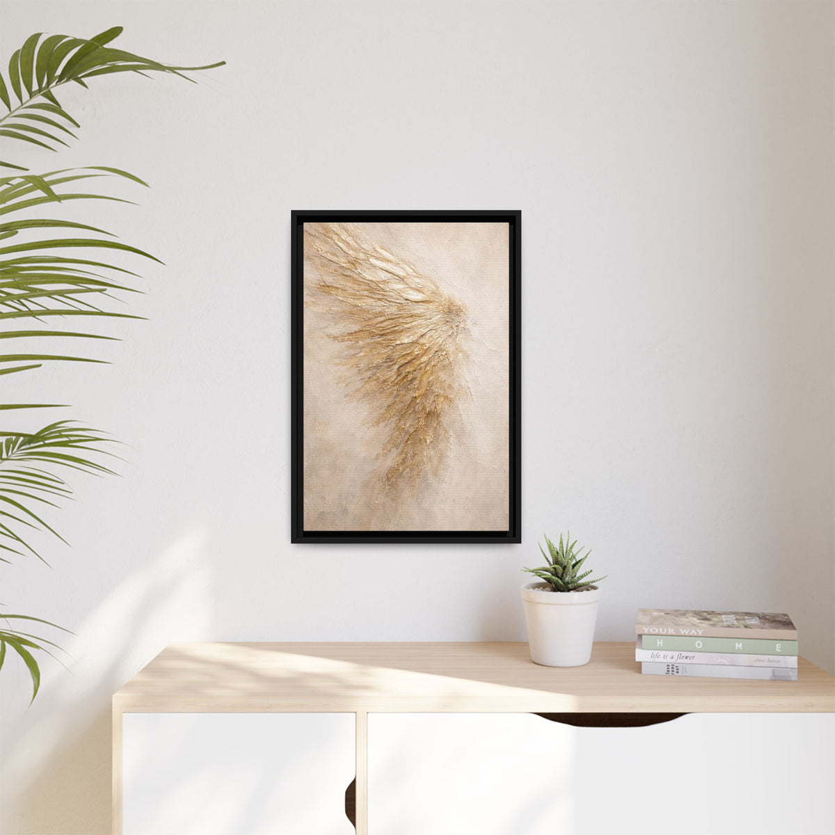 Abstract Angel Wing Canvas Wall Art