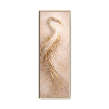 Southern Heirloom Heron Canvas Wall Art