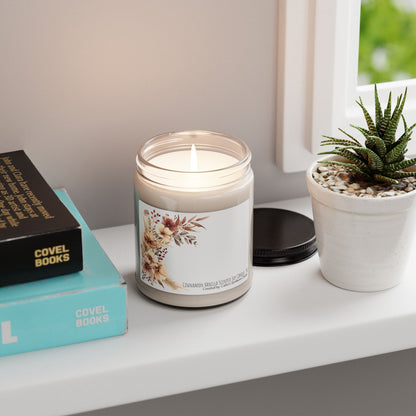 Soy Candle — Autumn Floral Scented 9oz