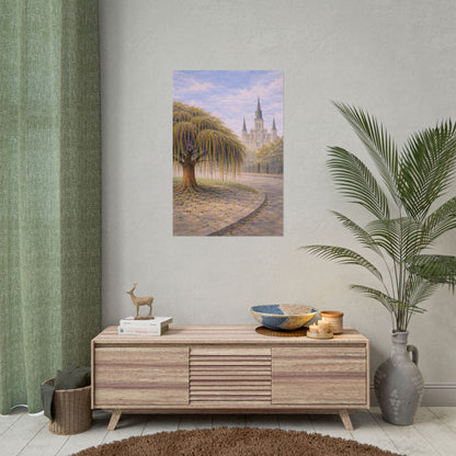 Mardi Gras Bead Tree Art Print