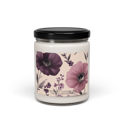 Floral Scented Soy Candle – Aromatherapy Relaxation Candle