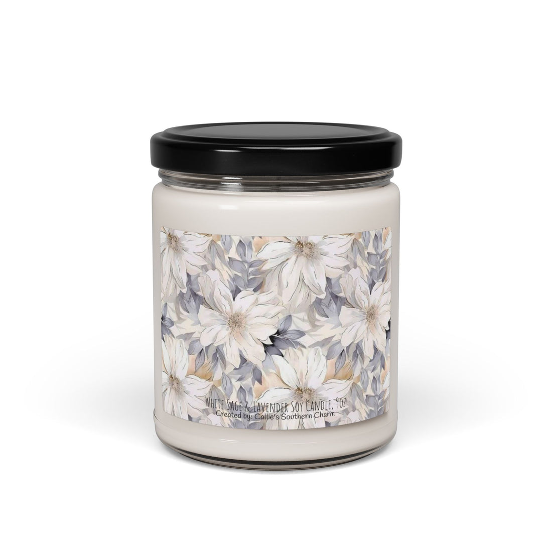 Floral Scented Soy Candle – Relaxing Home Decor, Eco-Friendly Aromathe