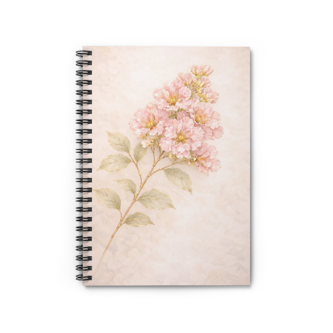 Floral Spiral Notebook, Cute Writing Journal, Gift for Her, Floral Stationery, Back to School Supplies, Inspirational Notebook