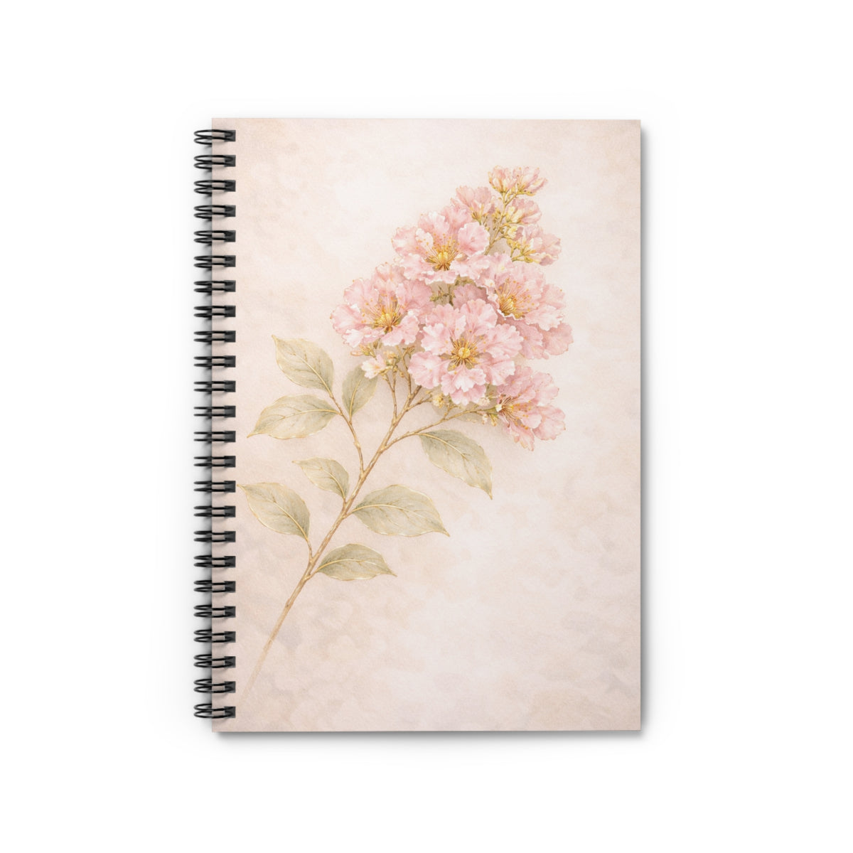 Floral Spiral Notebook, Cute Writing Journal, Gift for Her, Floral Stationery, Back to School Supplies, Inspirational Notebook