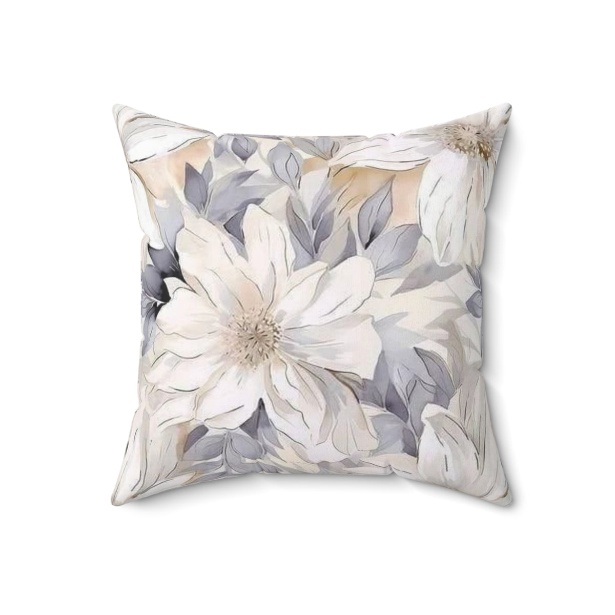 floral square pillow