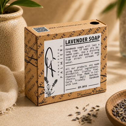 Lavender Bliss Handmade Artisan Soap Bar