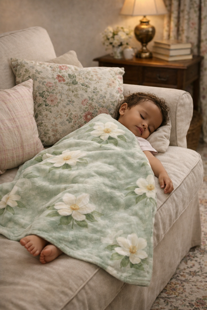 Magnolia Blooms Swaddle