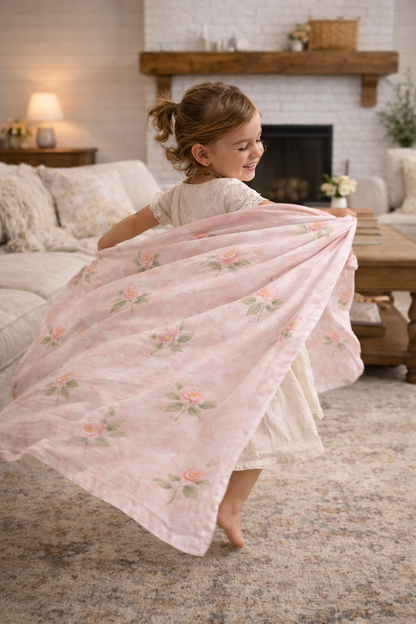 Camellia Sprigs Swaddle