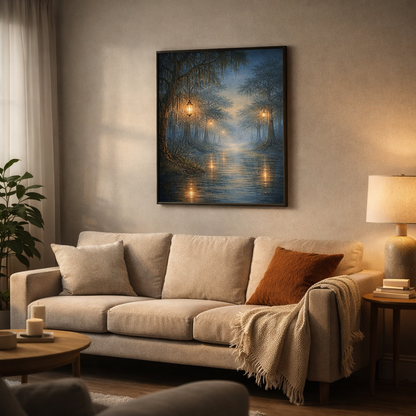 Mystic Bayou Lanterns Art