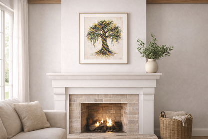 Mardi Gras Bead Tree Wall Art