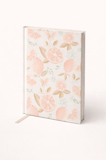 Lemon Blossom Journal | Floral Notebook for Writing