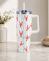 Red Crawfish Pattern Tumbler