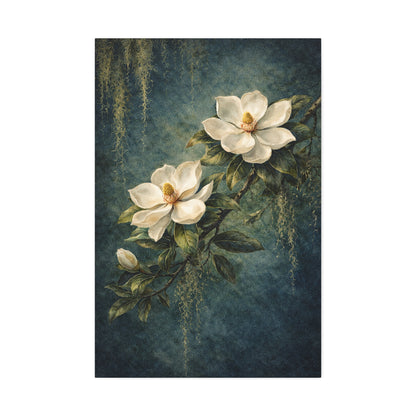Southern Estate Magnolia Canvas Wall Art
