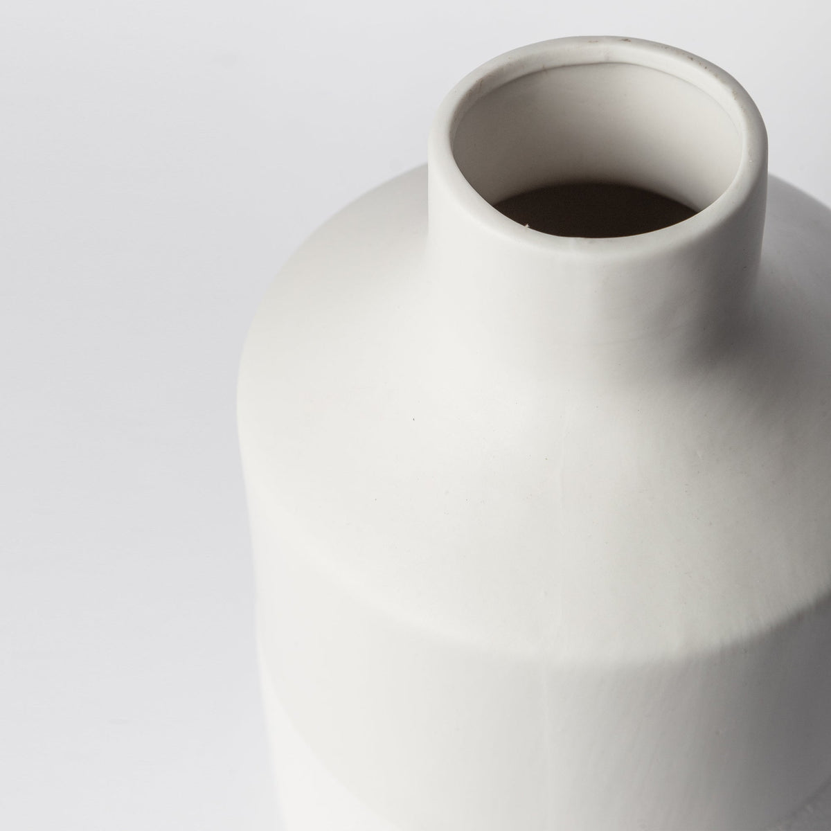 Two-Tone Ceramic Vase | Modern Neutral Home Decor